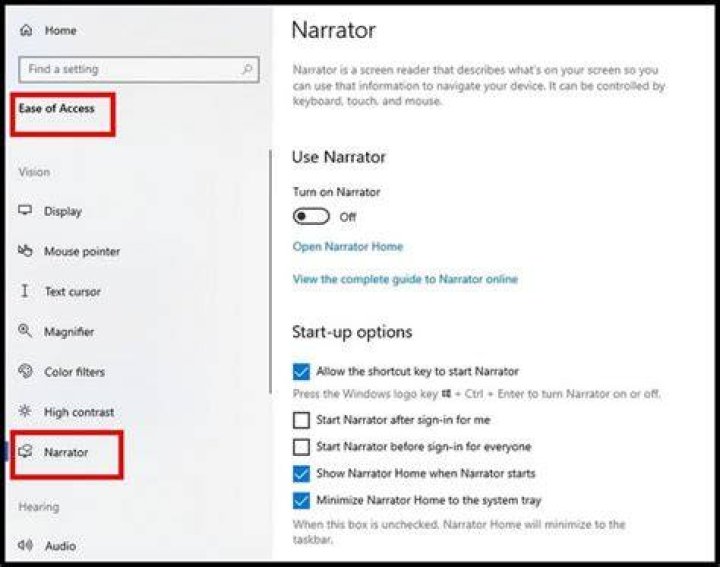 Can narrator read word documents?