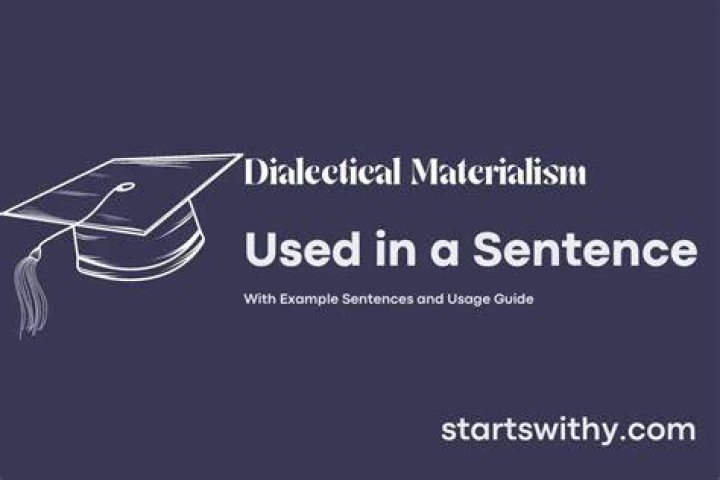 Can you use dialectical in a sentence?