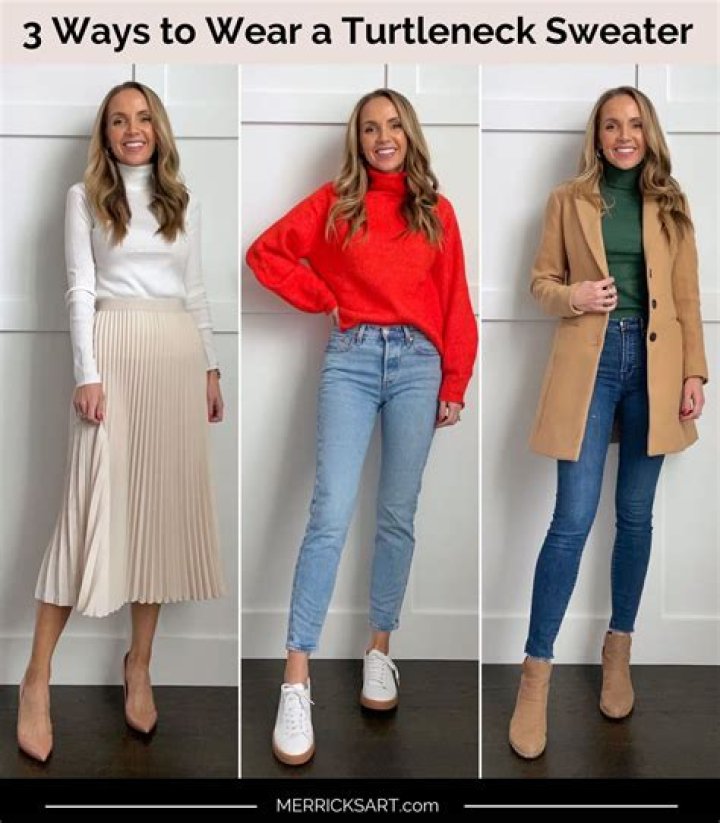 Can you wear turtleneck in march?
