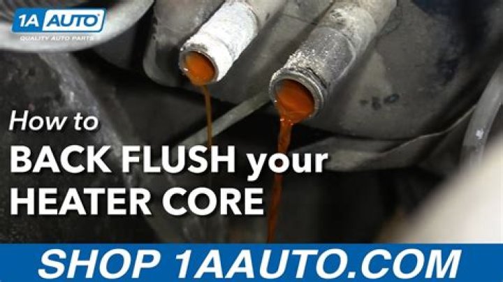 How heater core flush?