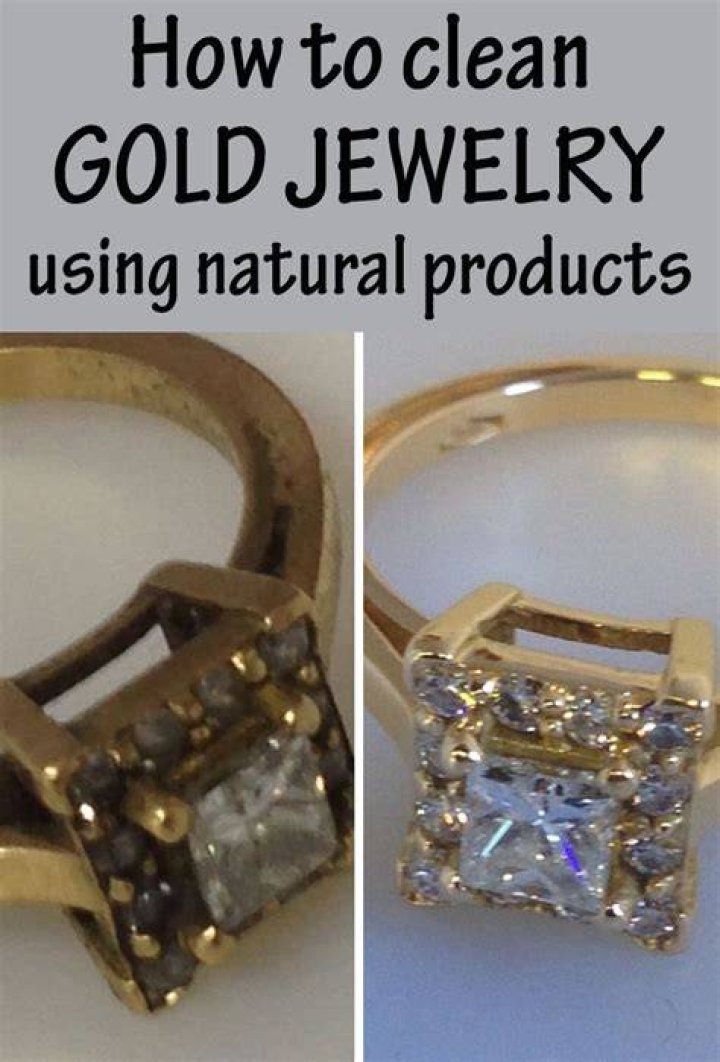 How to clean old gold jewelry?