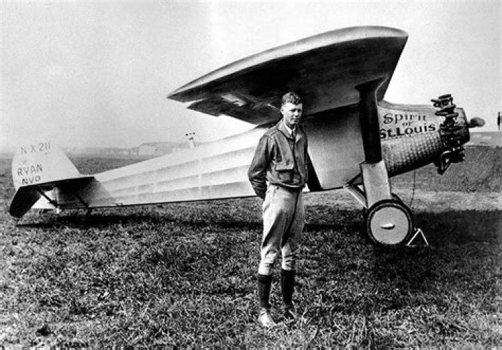 In 1927 charles lindbergh?