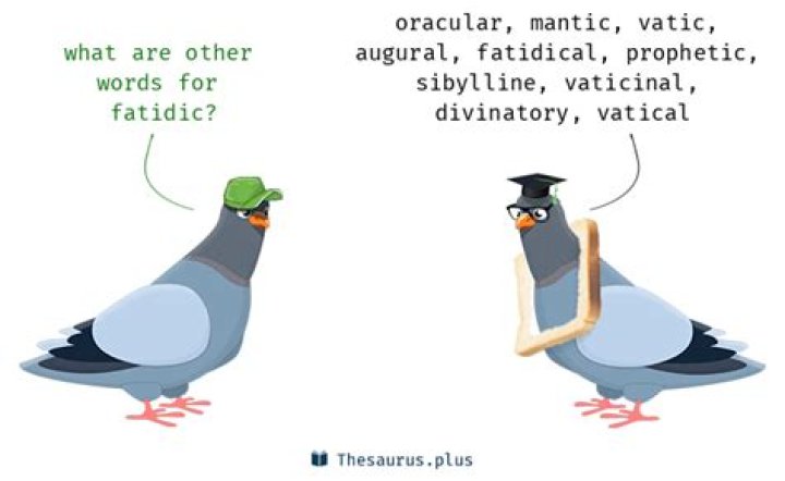 What is the meaning of the word fatidic?