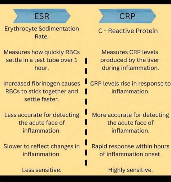 Whats the difference between sed rate and crp?