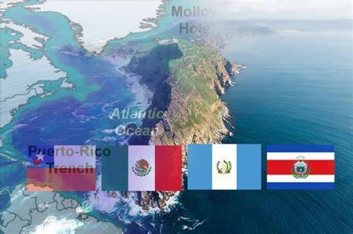 Which countries have coastlines on the atlantic ocean?