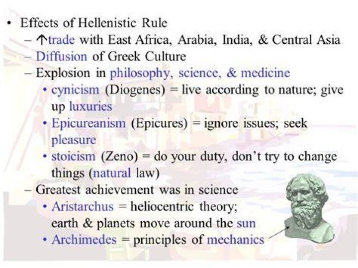 Which hellenistic achievement had the greatest impact why?